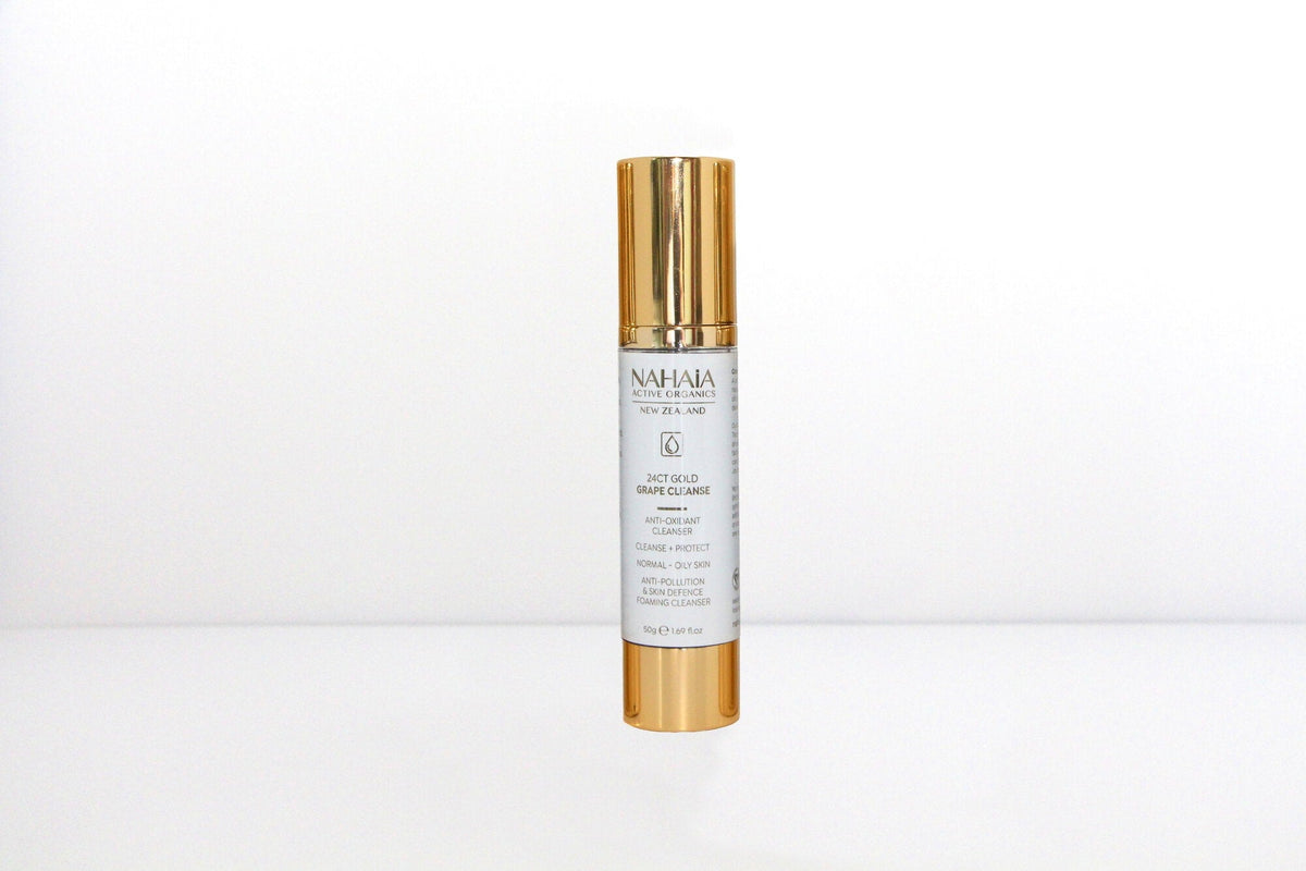 24CT GOLD GRAPE CLEANSE FOAMING CLEANSER 1.76 fl oz