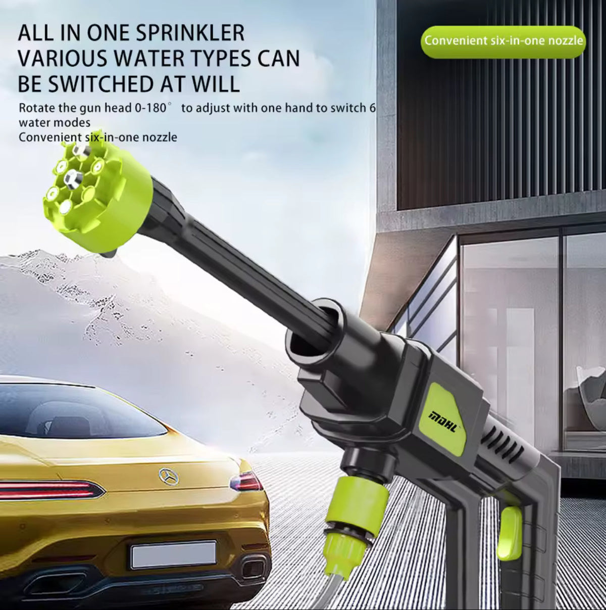PowerSpray Cordless Washer