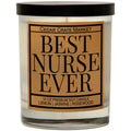 Nurse Candles - Best Nurse Ever, Jasmine Blossom Kraft Jar