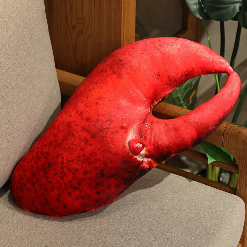 Kawaii Lobster & Crayfish Plush Toy – Lifelike Stuffed Shrimp Pillow Doll (4 Colors, 40–60cm)
