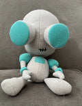 Green Alien Plush Toy – 3D Eyes Soft Stuffed Doll