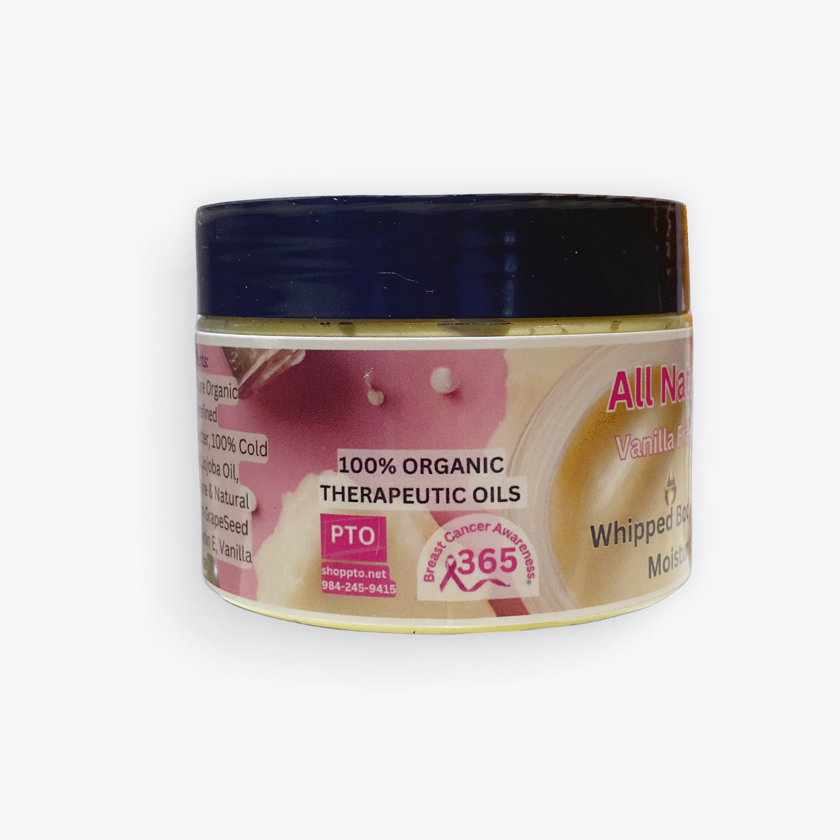 Whipped Body Butter Moisturizer Vanilla Fragrance 4 oz