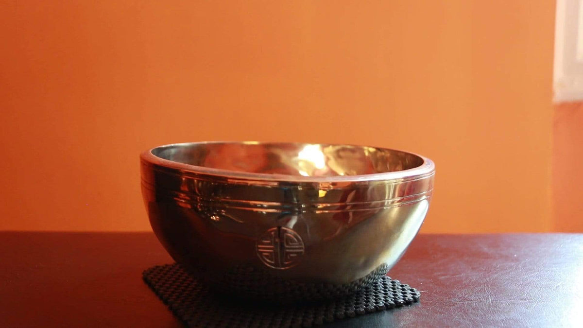 Contemporary Full Moon singing bowl FMF14