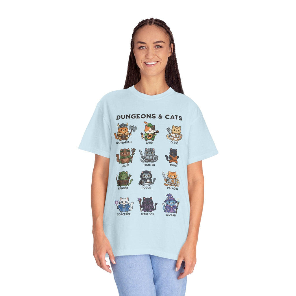 Dungeons & Cats T-shirt - Comfort Colors
