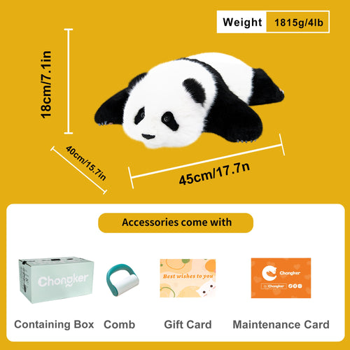 4lbs Menglan Panda Weighted – Ultra Realistic Collectible Toy