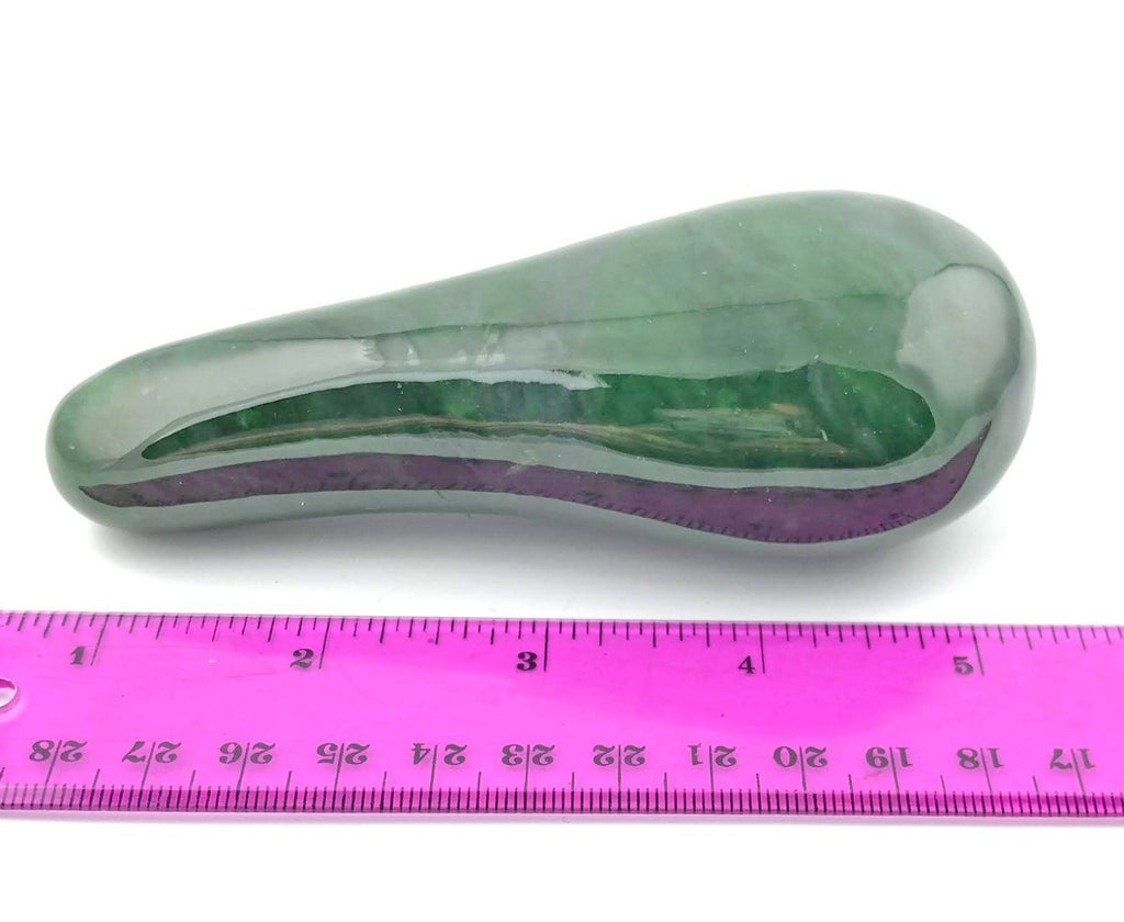 Solid Canadian Jade Massage Tool, 4.75"