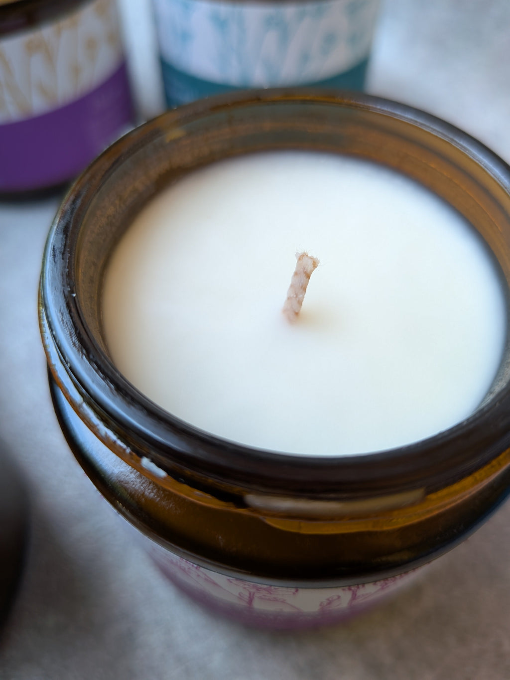 Aromatherapy Lavender Massage Lotion Candle